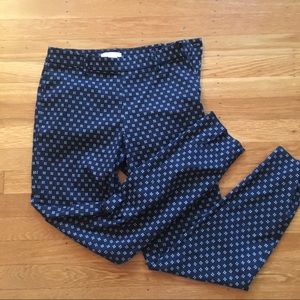 Small H&M navy print dress/work pants
